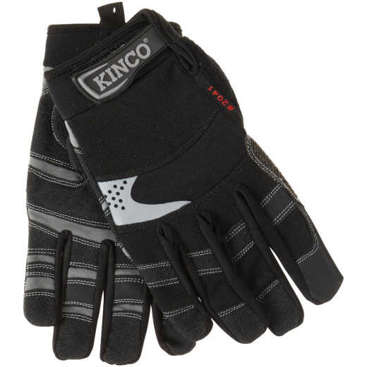 KincoPro General Men's Large Black Polyester-Spandex Work Glove